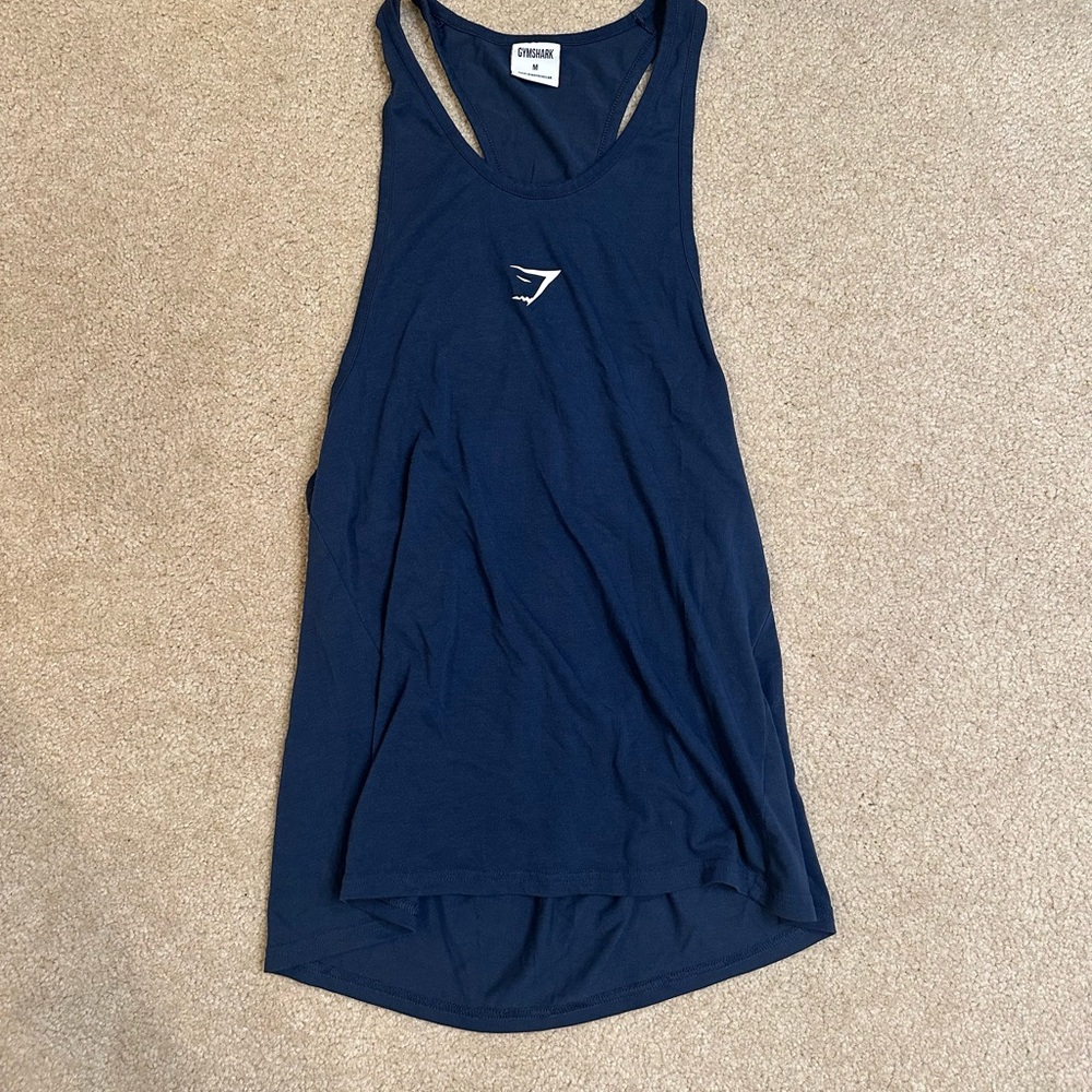 Gymshark Blue Sleeveless Tank Top